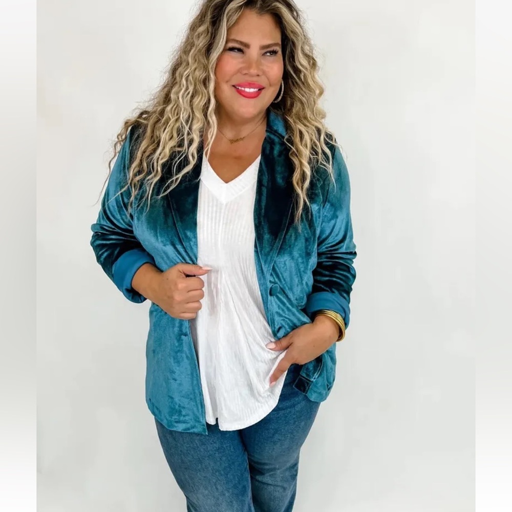 Velvet blazer